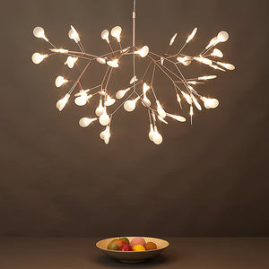 Rose Gold Firefly LED Chandelier
