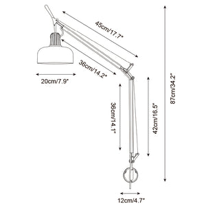Rosso Swing Arm Wall Sconce