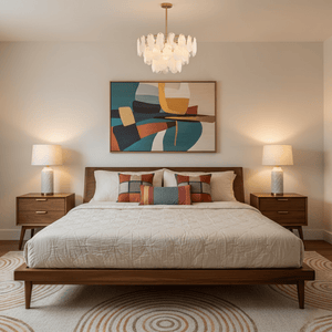 Round Cloud Glass Chandelier