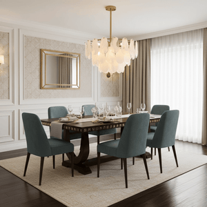 Round Cloud Glass Chandelier