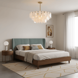Round Cloud Glass Chandelier