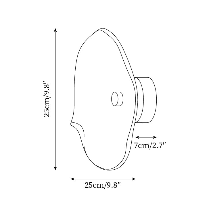 Round Nebulae Wall Light 9.8″