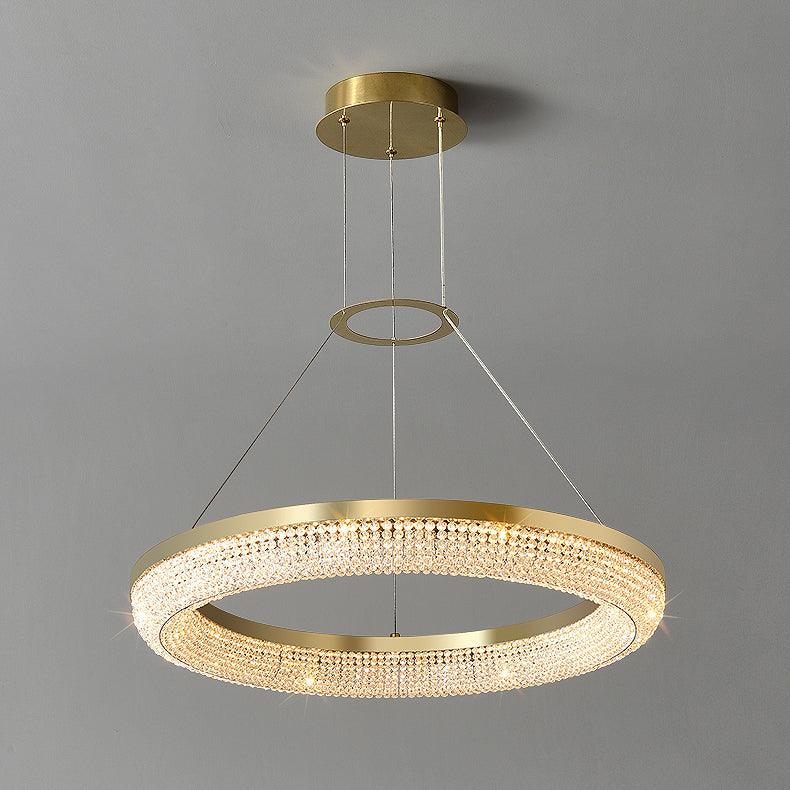 Round Ring Crystal Chandeliers – detail 20