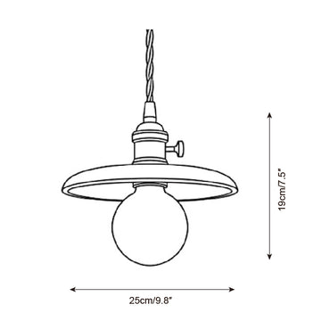 Rovellan Pendant Light — Dimension drawings 2