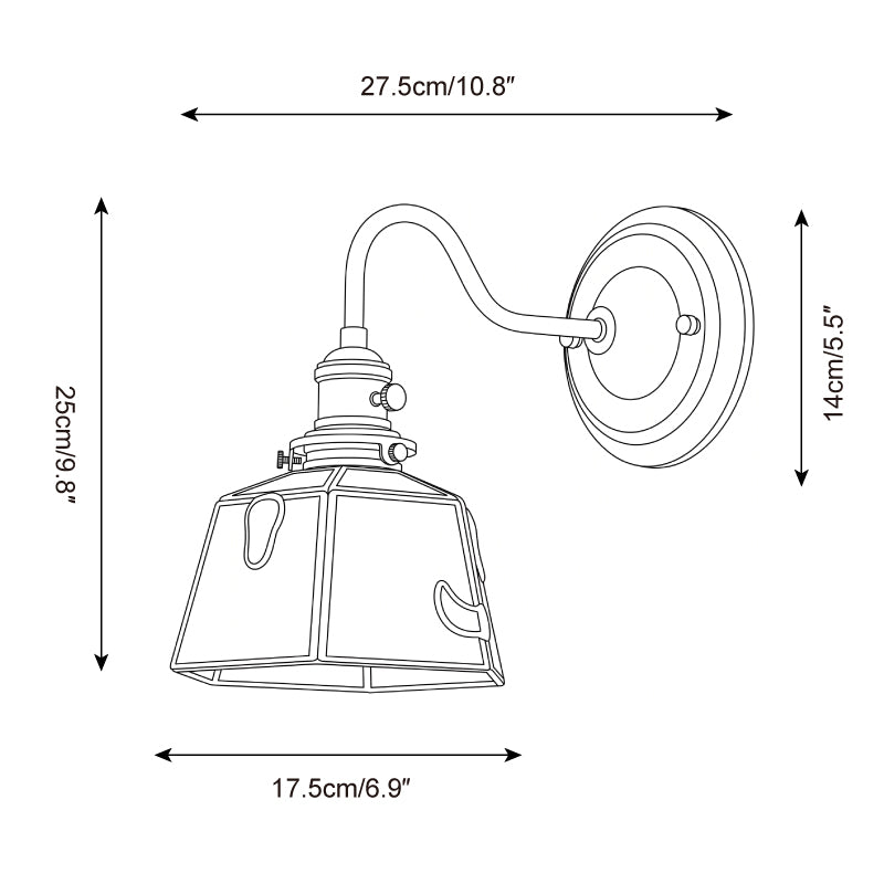 Rovellin Wall Sconce — Dimension drawings 1