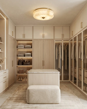 Rowen Alabaster Flush Mount