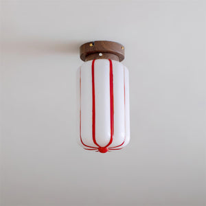 Ruby Streak Ceiling Lamp