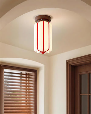 Ruby Streak Ceiling Lamp