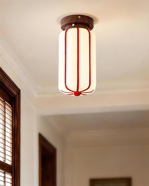Ruby Streak Ceiling Lamp