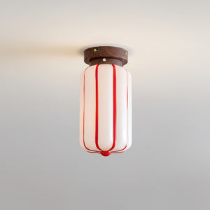 Ruby Streak Ceiling Lamp