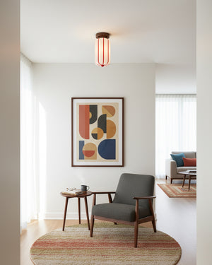 Ruby Streak Ceiling Lamp