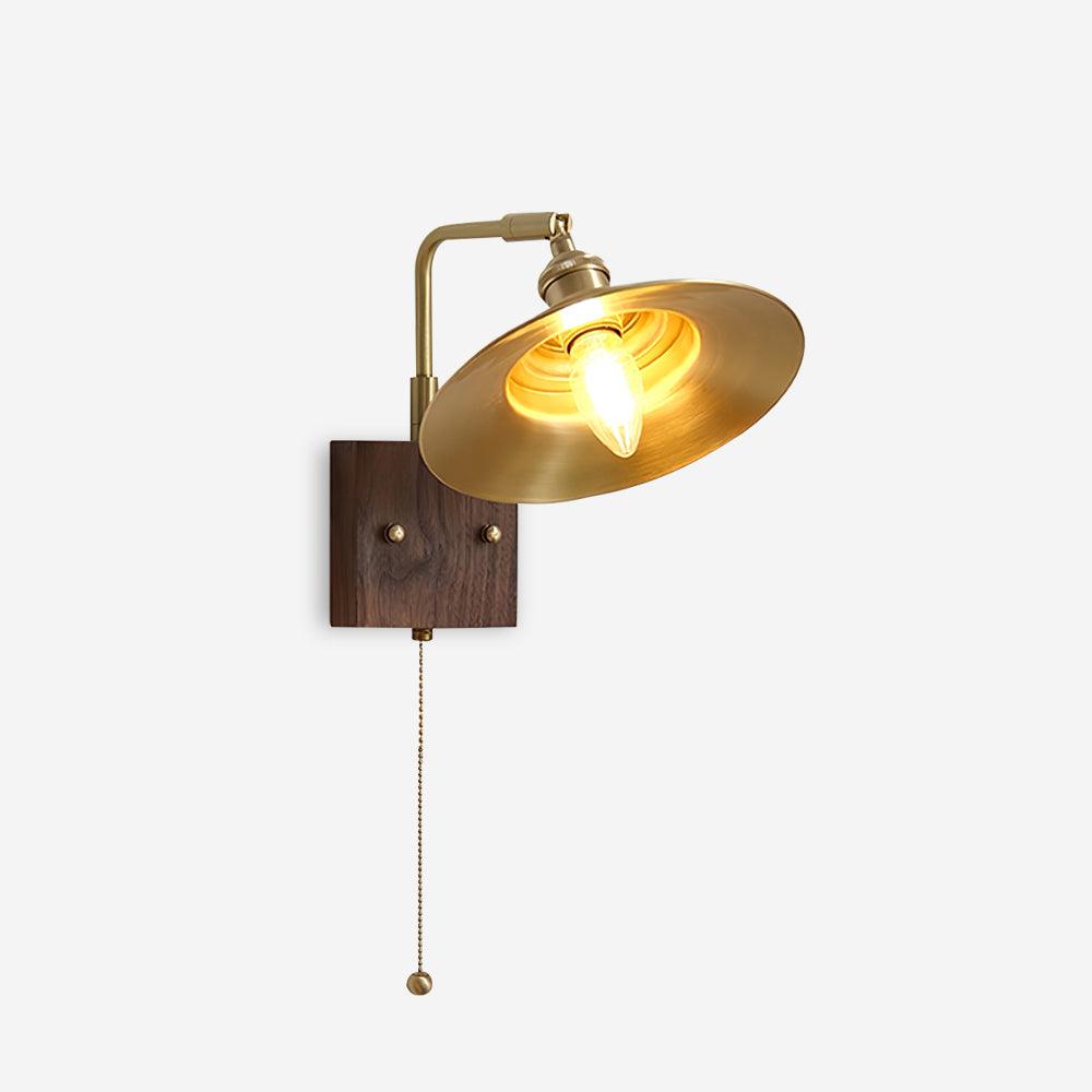 Runia Brass Wall Lamp 7.8″- 8.2″ - Docos