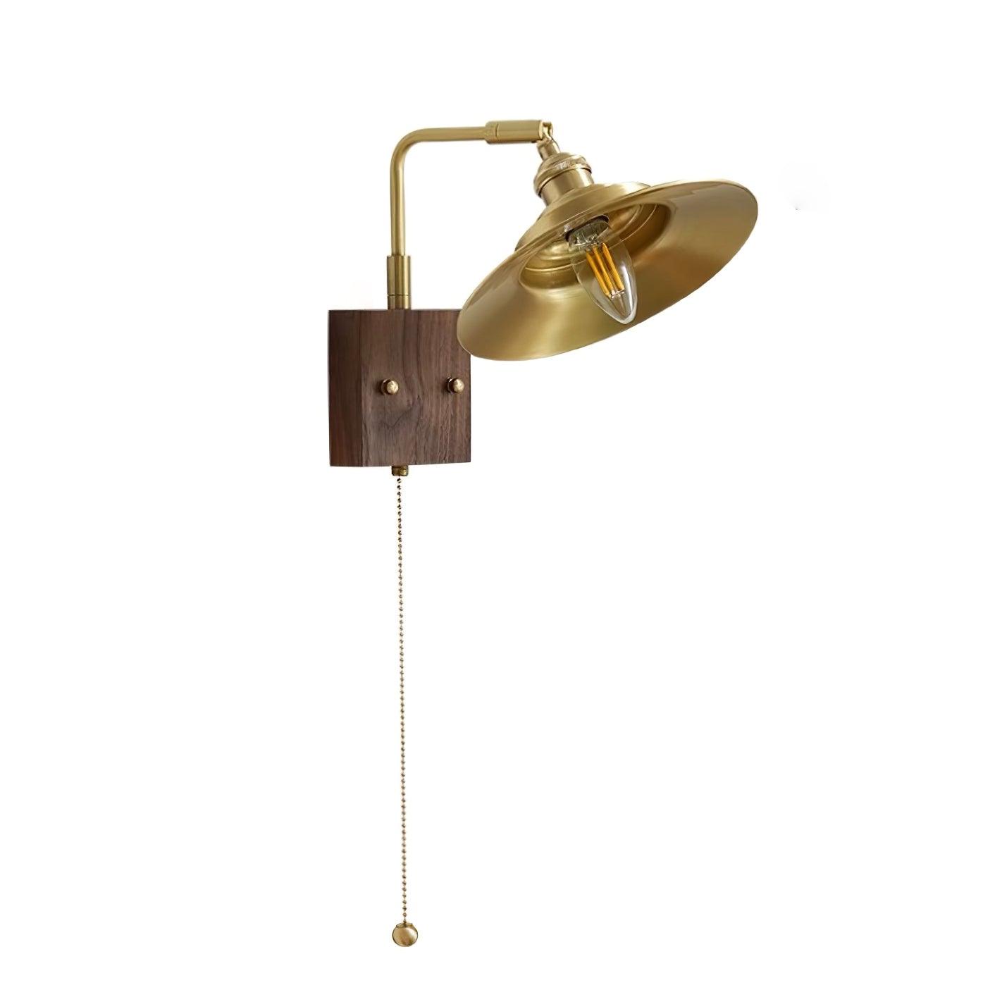 Runia Brass Wall Lamp 7.8″- 8.2″