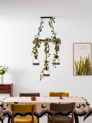 Rustic Wooden Chandelier