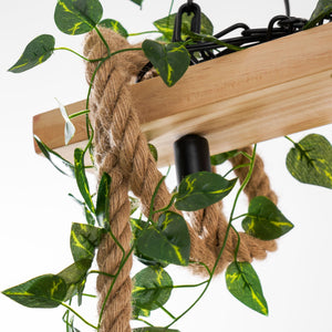 Rustic Wooden Chandelier