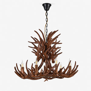 Rustic Antler Lodge Chandelier