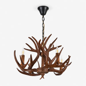 Rustic Antler Lodge Chandelier