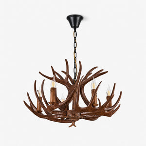 Rustic Antler Lodge Chandelier