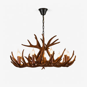 Rustic Antler Lodge Chandelier
