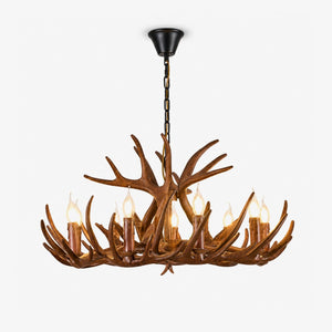 Rustic Antler Lodge Chandelier