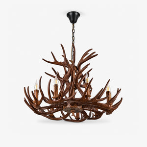 Rustic Antler Lodge Chandelier