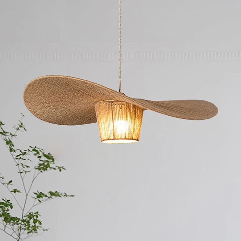 Rustic Hat Pendant Lamp – detail 17