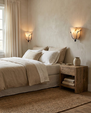 Saba Alabaster Wall Sconce