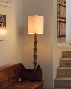 Sacha Wood Floor Lamp 13.7″- 59.8″ - Docos