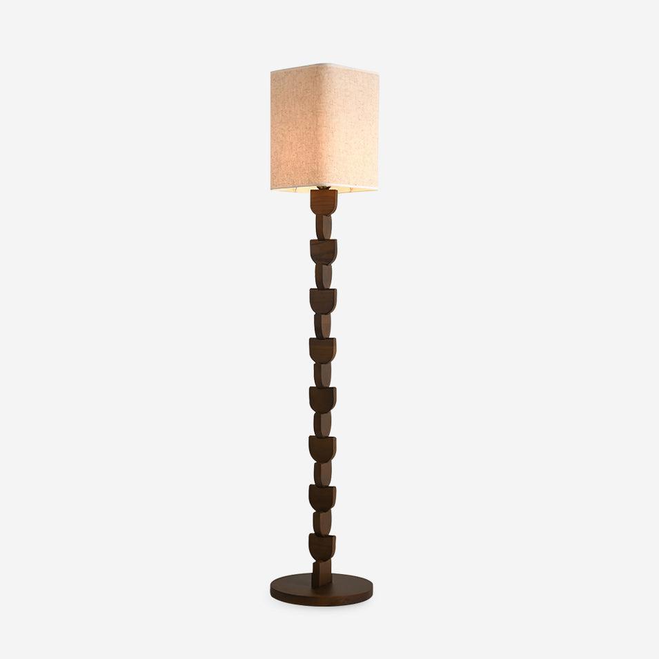 Sacha Wood Floor Lamp 13.7″- 59.8″ - Docos