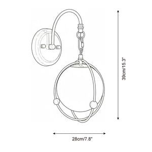 Saturn Hoop Wall Lamp