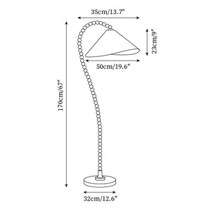 Lámpara de pie Sawyer 13,7″- 67″