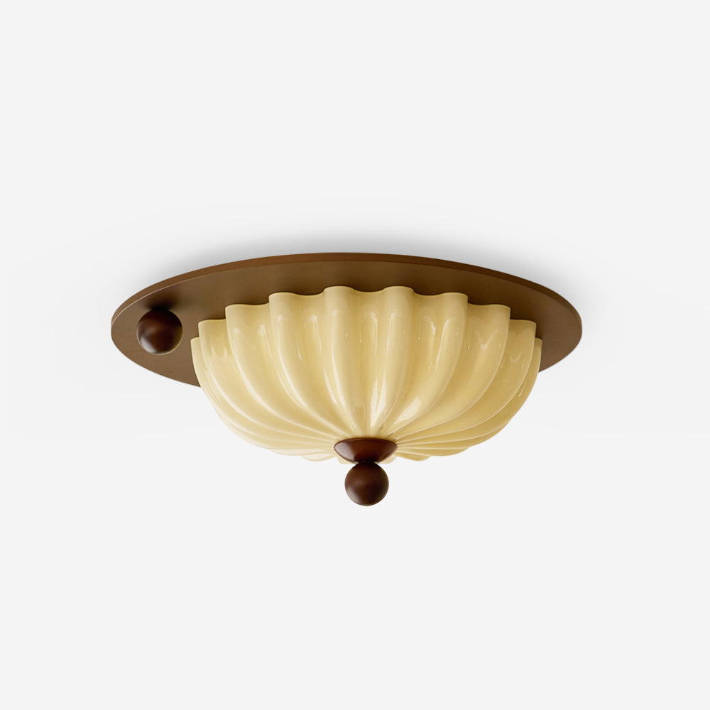 Scallop Crest Ceiling Lamp