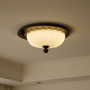 Scallop Crest Ceiling Lamp