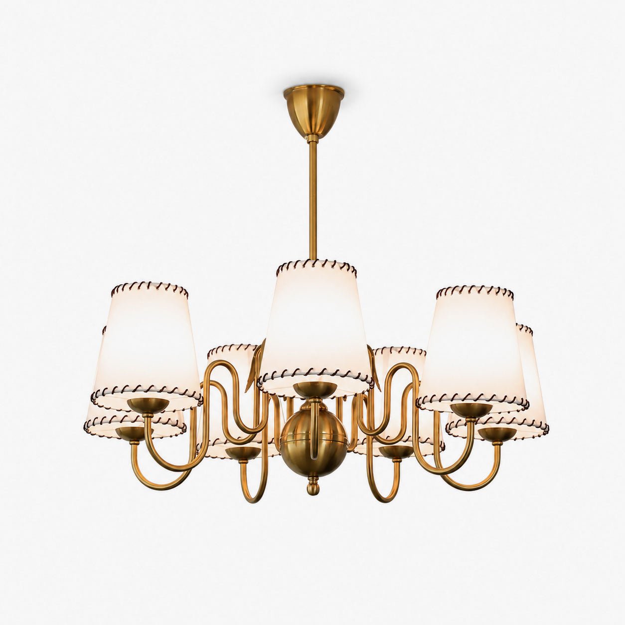 Scalloped Shade Chandelier