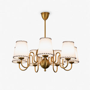 Scalloped Shade Chandelier