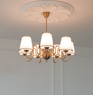 Scalloped Shade Chandelier