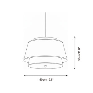 Scandi Tiered Pendant Lamp