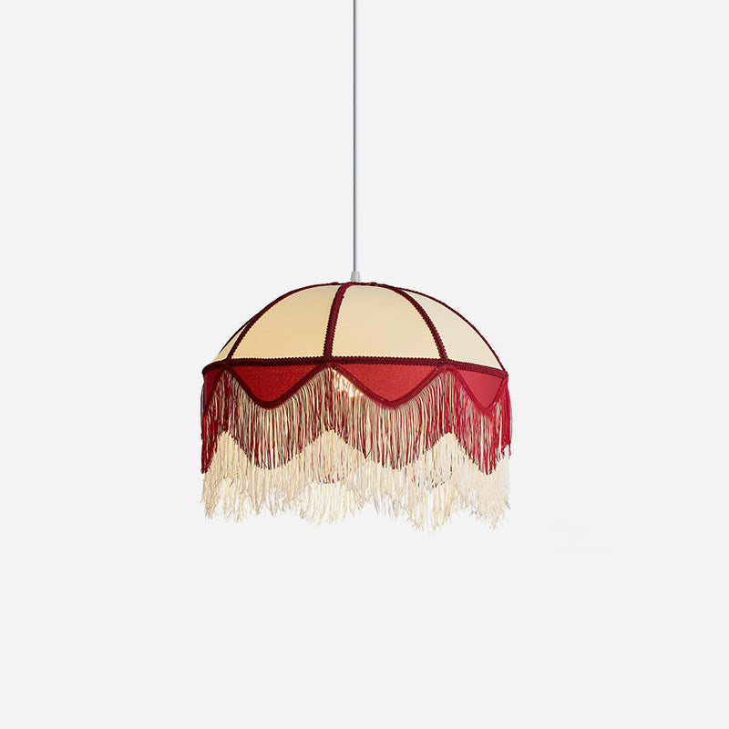 Scarlet Fringe Pendant Lamp