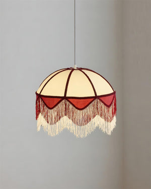 Scarlet Fringe Pendant Lamp