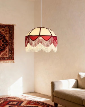 Scarlet Fringe Pendant Lamp