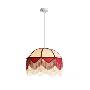 Scarlet Fringe Pendant Lamp
