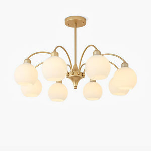 Sculptural Glass Chandelier