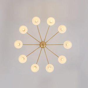 Sculptural Glass Chandelier