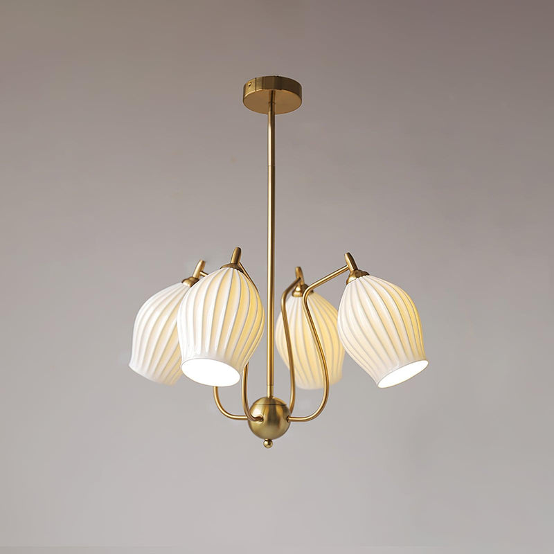 Ceramic Ribbed Chandelier – detail 30