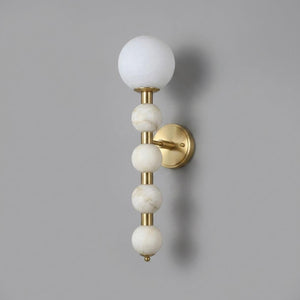 Selene Gourd Alabaster Wall Sconce