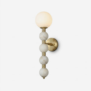 Selene Gourd Alabaster Wall Sconce