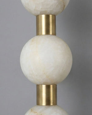 Selene Gourd Alabaster Wall Sconce