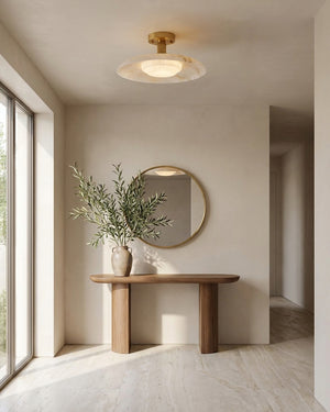 Selmora Alabaster Flush Mount