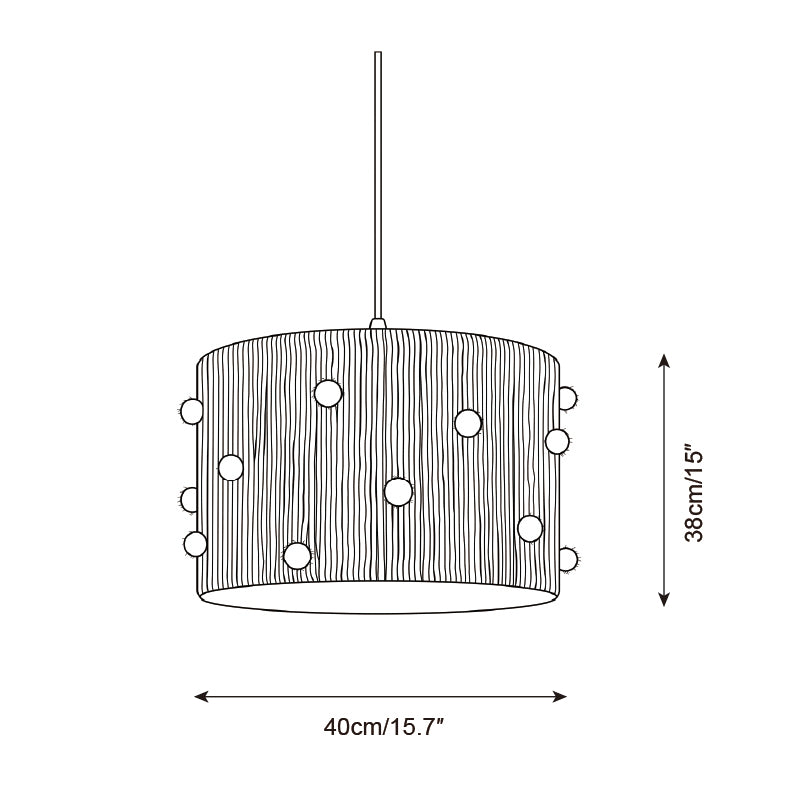 Selunora Pendant Lamp — Dimension drawings 1