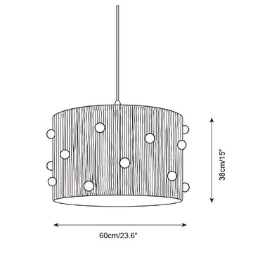 Selunora Pendant Lamp — Dimension drawings 3